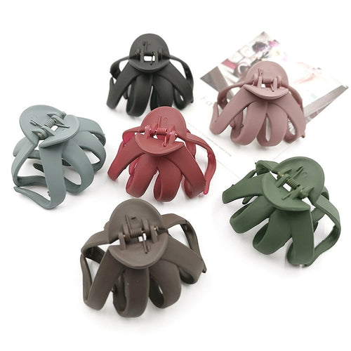 New Fashion Korea Style Simple Matte Large Hair Claws Adults Women Hair Clips Crabs Hair Clamps Daily Hair Styling Accessories
